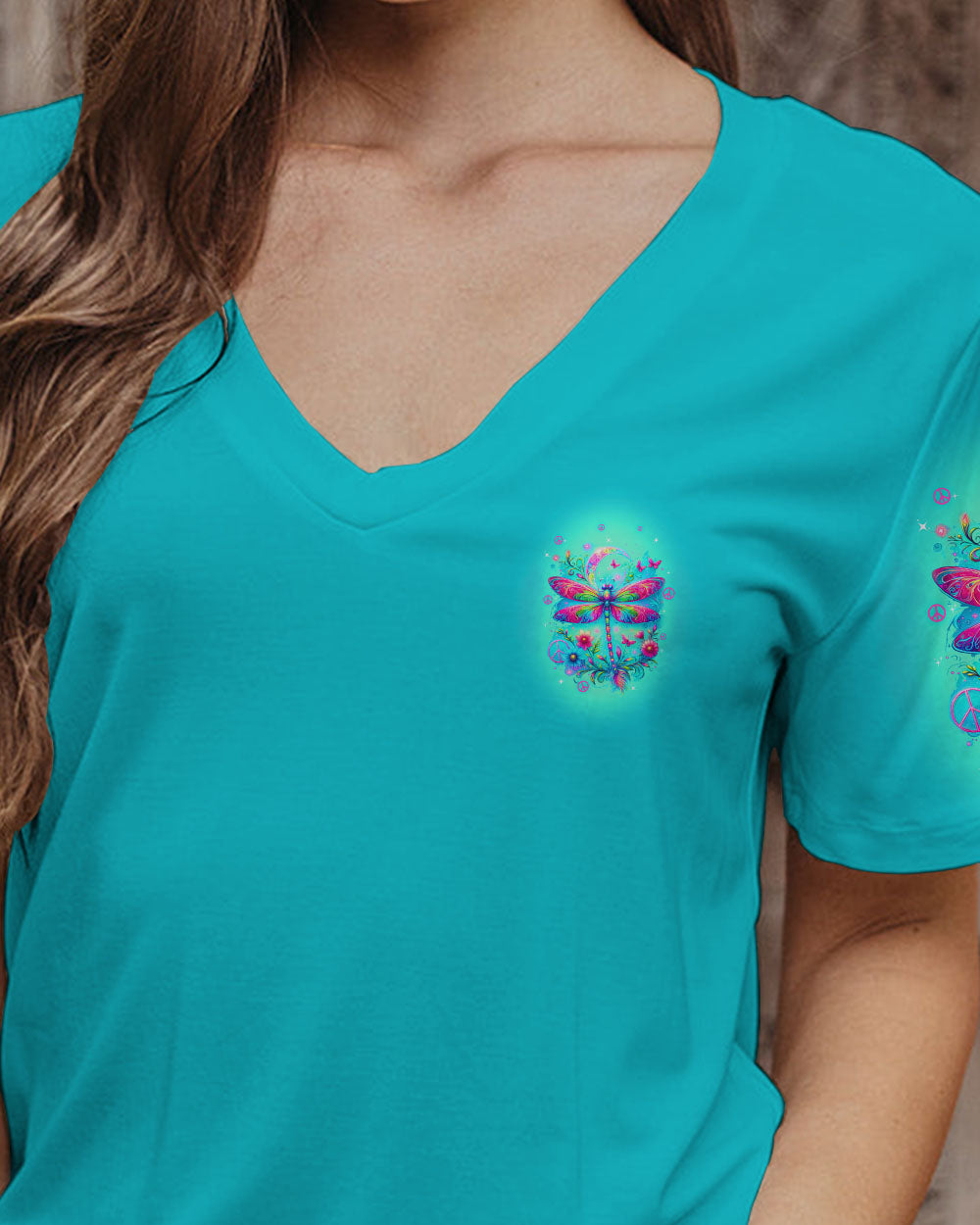 JUST BE YOU THE WORLD WILL ADJUST DRAGONFLY ALL OVER PRINT - TYTD1214234