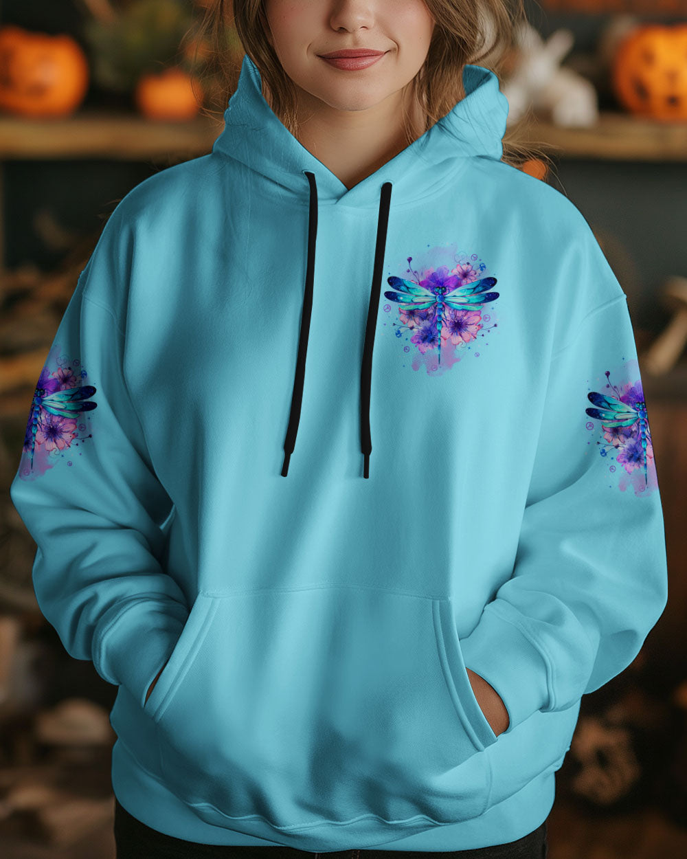 JUST BREATHE DRAGONFLY ALL OVER PRINT - TYTD1303253