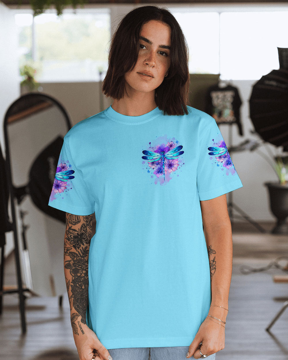 JUST BREATHE DRAGONFLY ALL OVER PRINT - TYTD1303253
