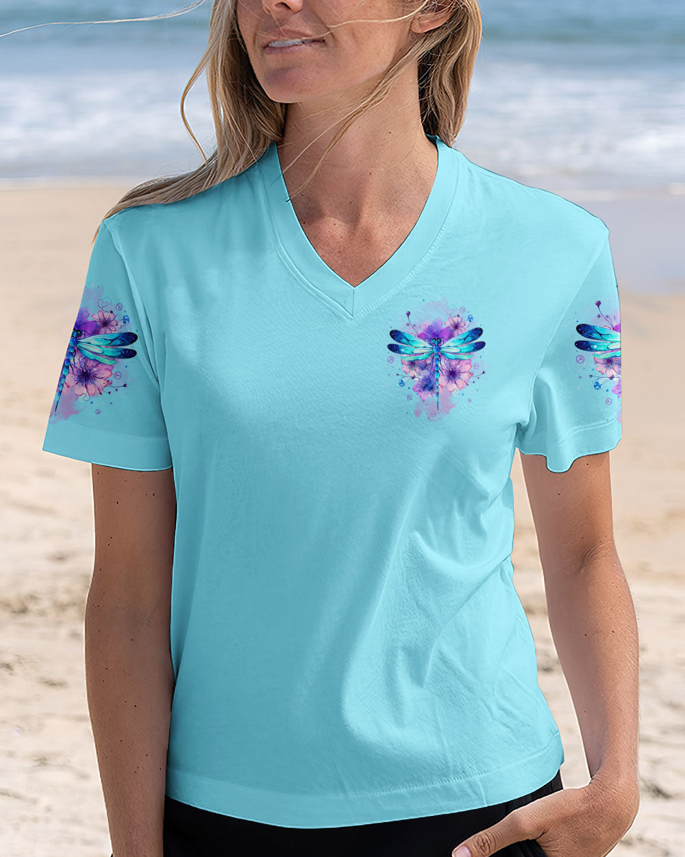 JUST BREATHE DRAGONFLY ALL OVER PRINT - TYTD1303253