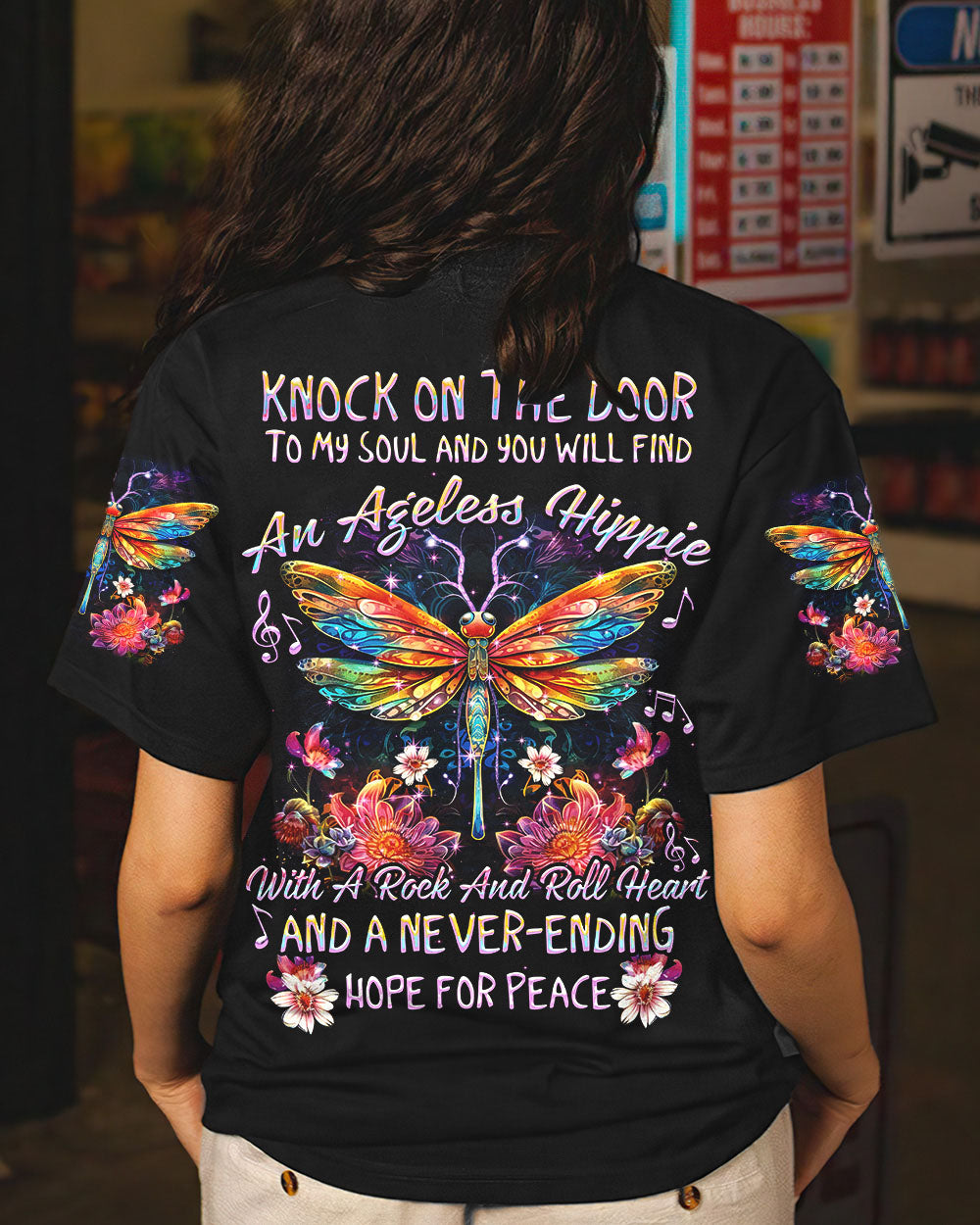 KNOCK ON THE DOOR TO MY SOUL DRAGONFLY ALL OVER PRINT - TYTD1306231