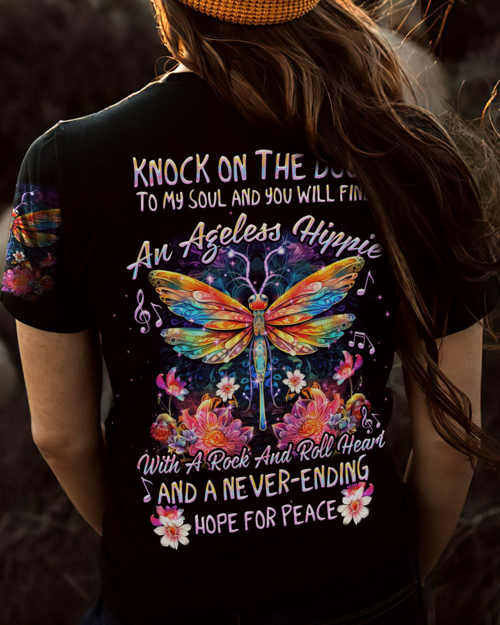KNOCK ON THE DOOR TO MY SOUL DRAGONFLY ALL OVER PRINT - TYTD1306231