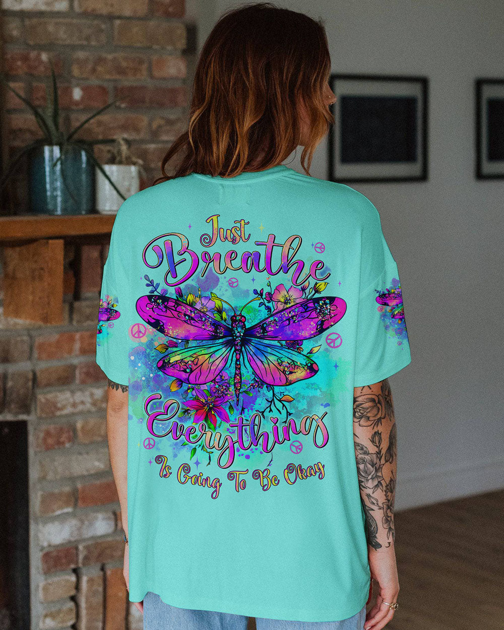JUST BREATHE DRAGONLY ALL OVER PRINT - TYTD1309242