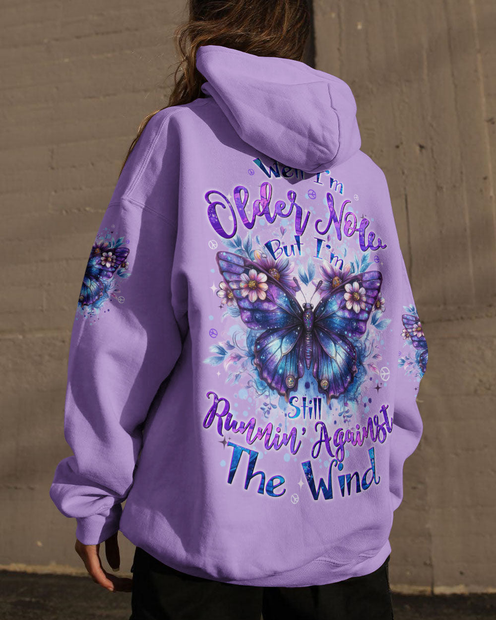 RUNNING AGAINST THE WIND BUTTERFLY ALL OVER PRINT - TYTD1309243
