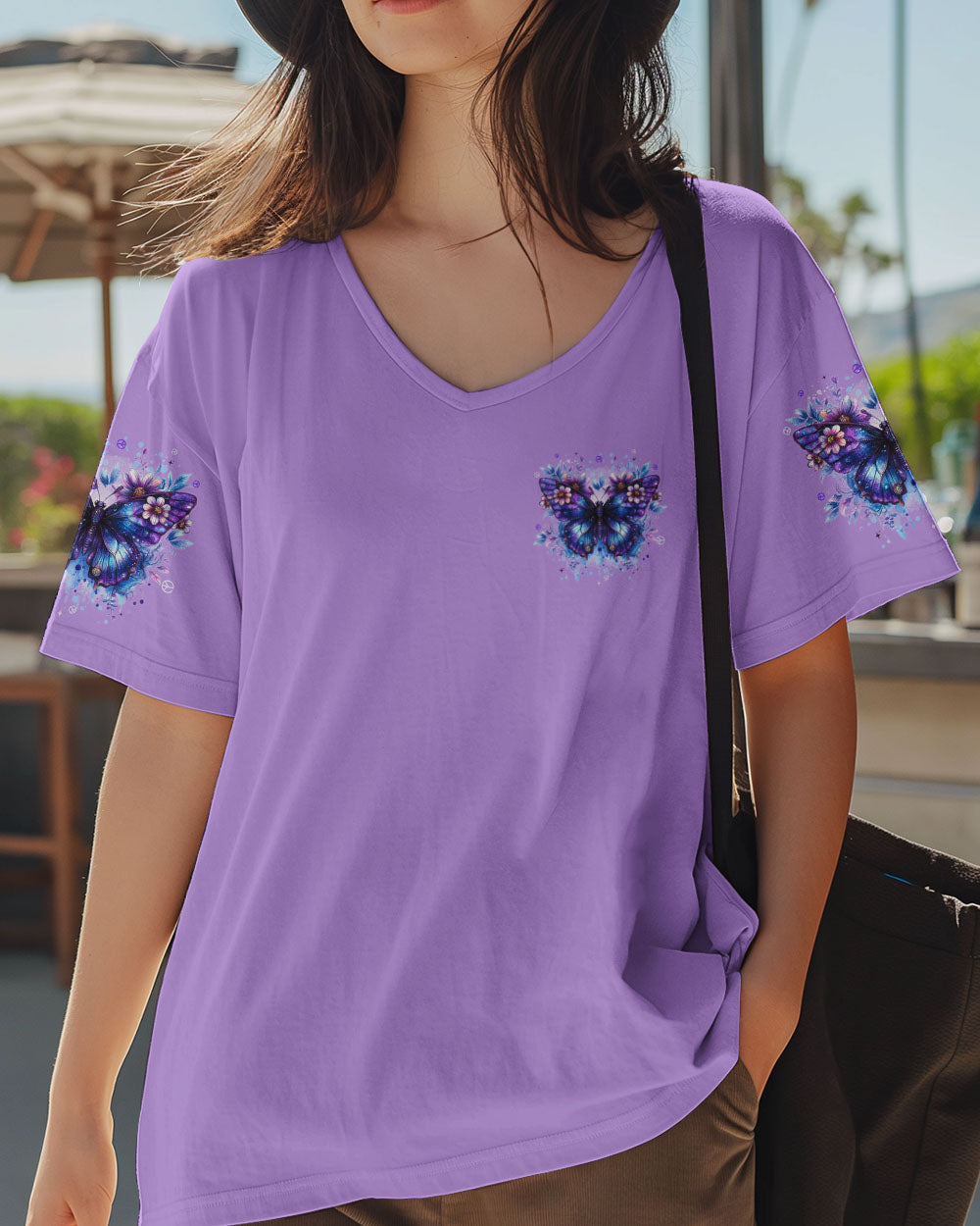 RUNNING AGAINST THE WIND BUTTERFLY ALL OVER PRINT - TYTD1309243