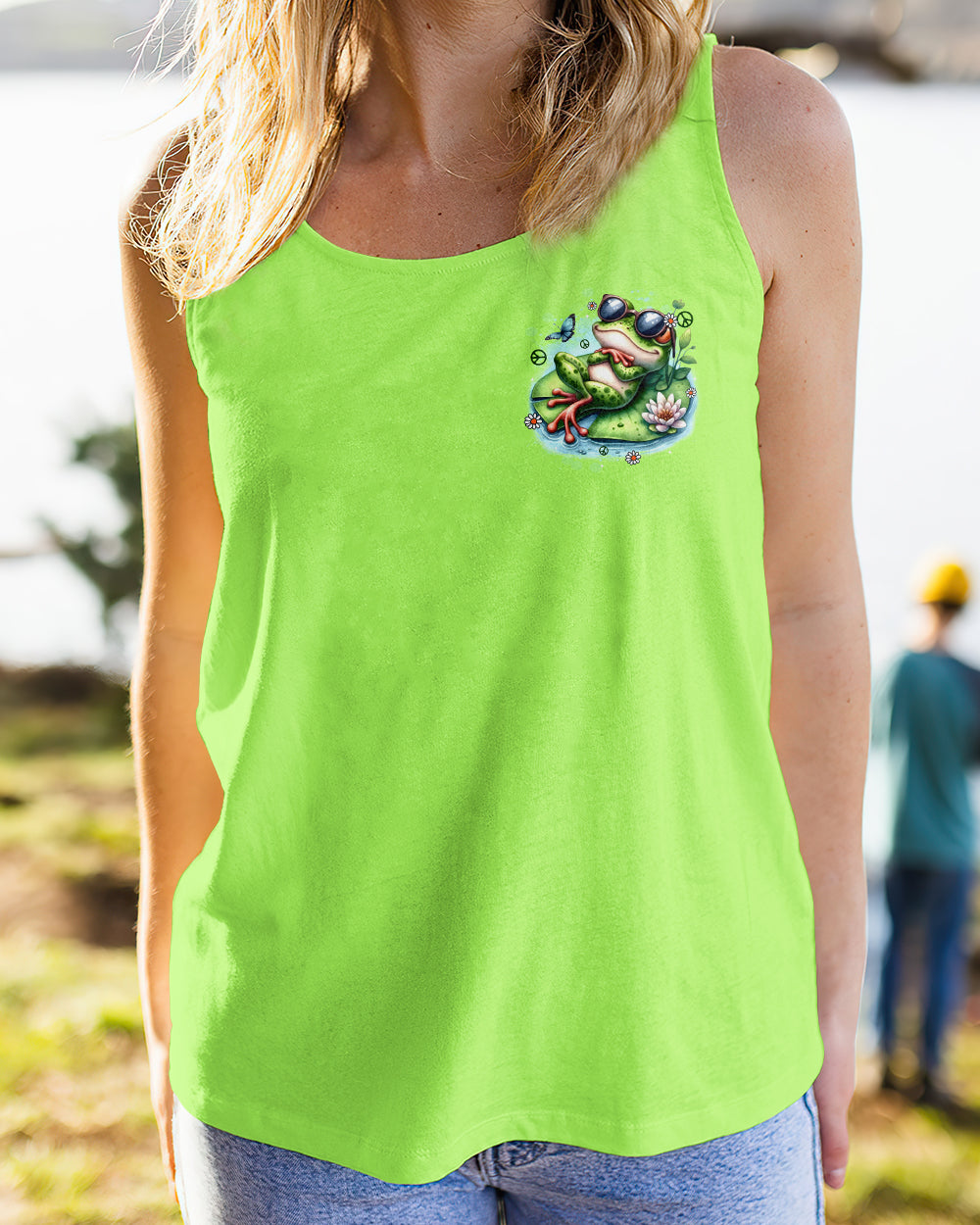 JUST BREATHE FROG ALL OVER PRINT - TYTD1312251