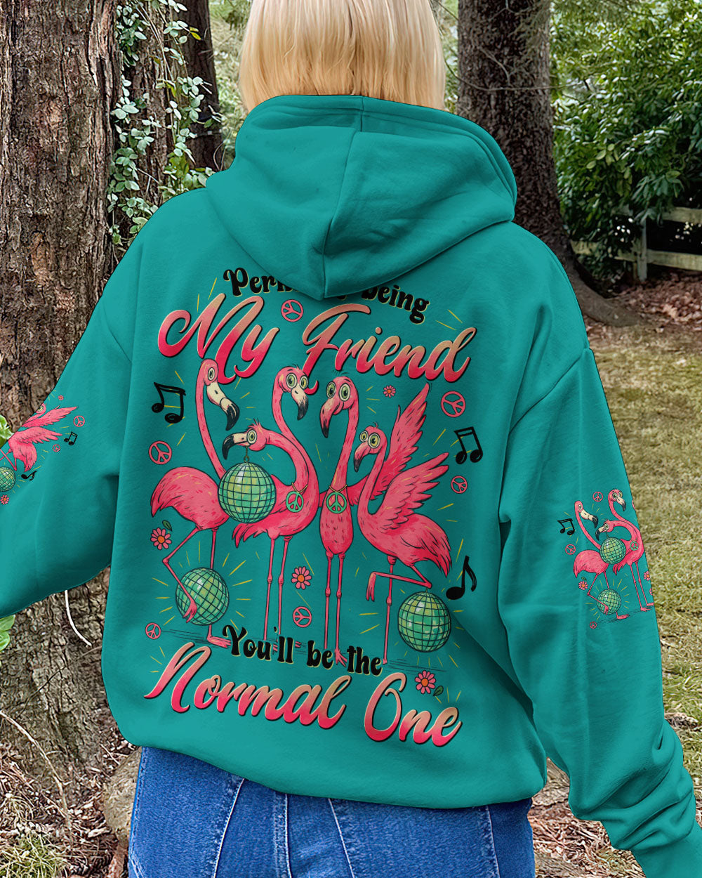 PERKS OF BEING MY FRIEND FLAMINGO ALL OVER PRINT - TYTD1404252