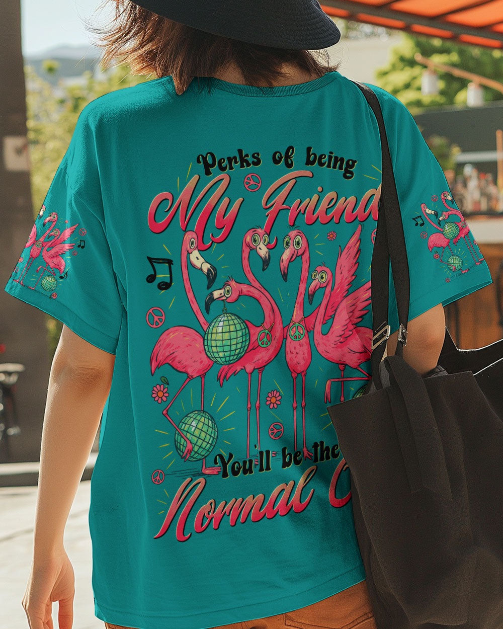 PERKS OF BEING MY FRIEND FLAMINGO ALL OVER PRINT - TYTD1404252