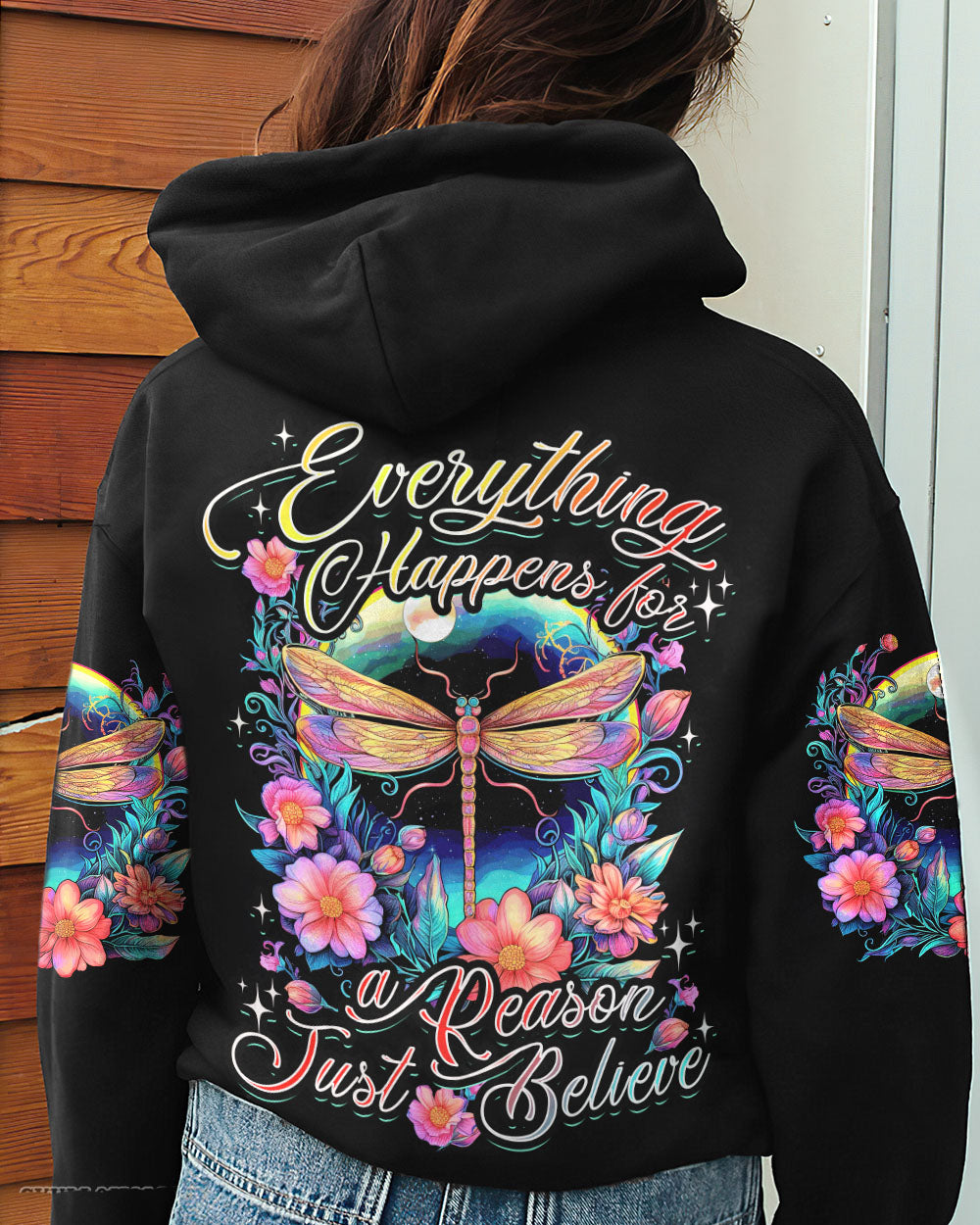 JUST BELIEVE DRAGONFLY ALL OVER PRINT - TYTD1406233