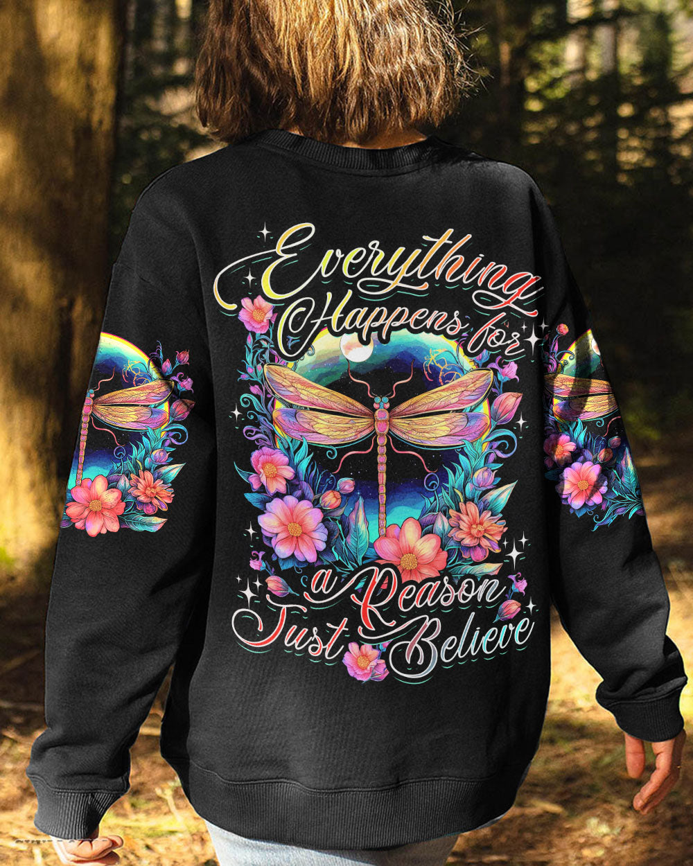 JUST BELIEVE DRAGONFLY ALL OVER PRINT - TYTD1406233