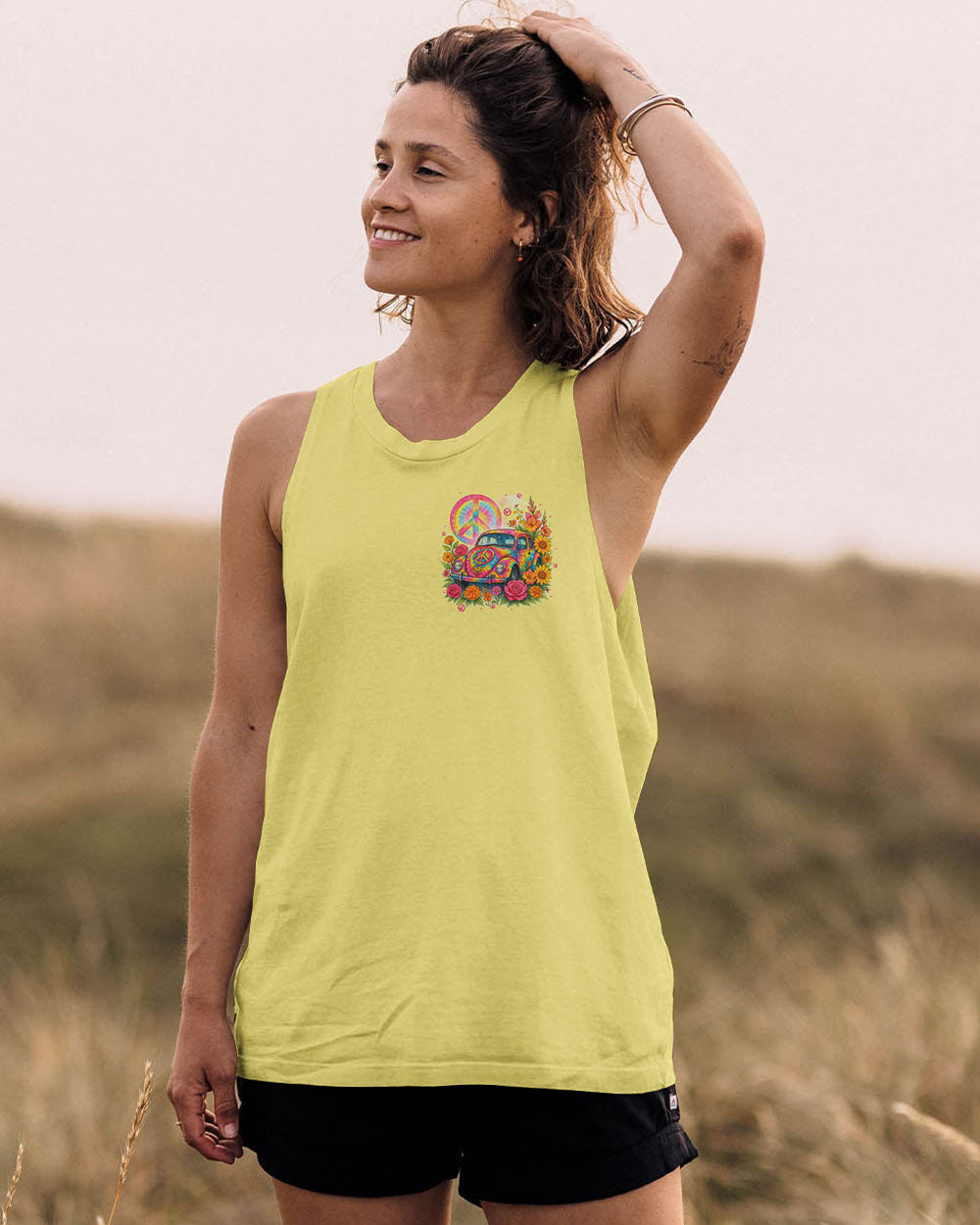 RUNNING AGAINST THE WIND CAR TIE DYE ALL OVER PRINT - TYTD1406252