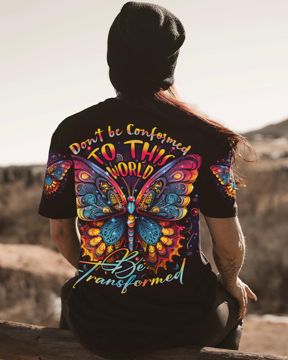 DON'T BE CONFORMED TO THIS WORLD ALL OVER PRINT - TYTD1407233
