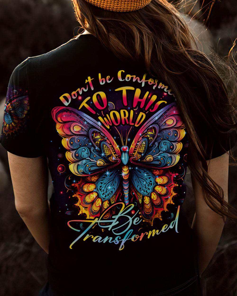 DON'T BE CONFORMED TO THIS WORLD ALL OVER PRINT - TYTD1407233