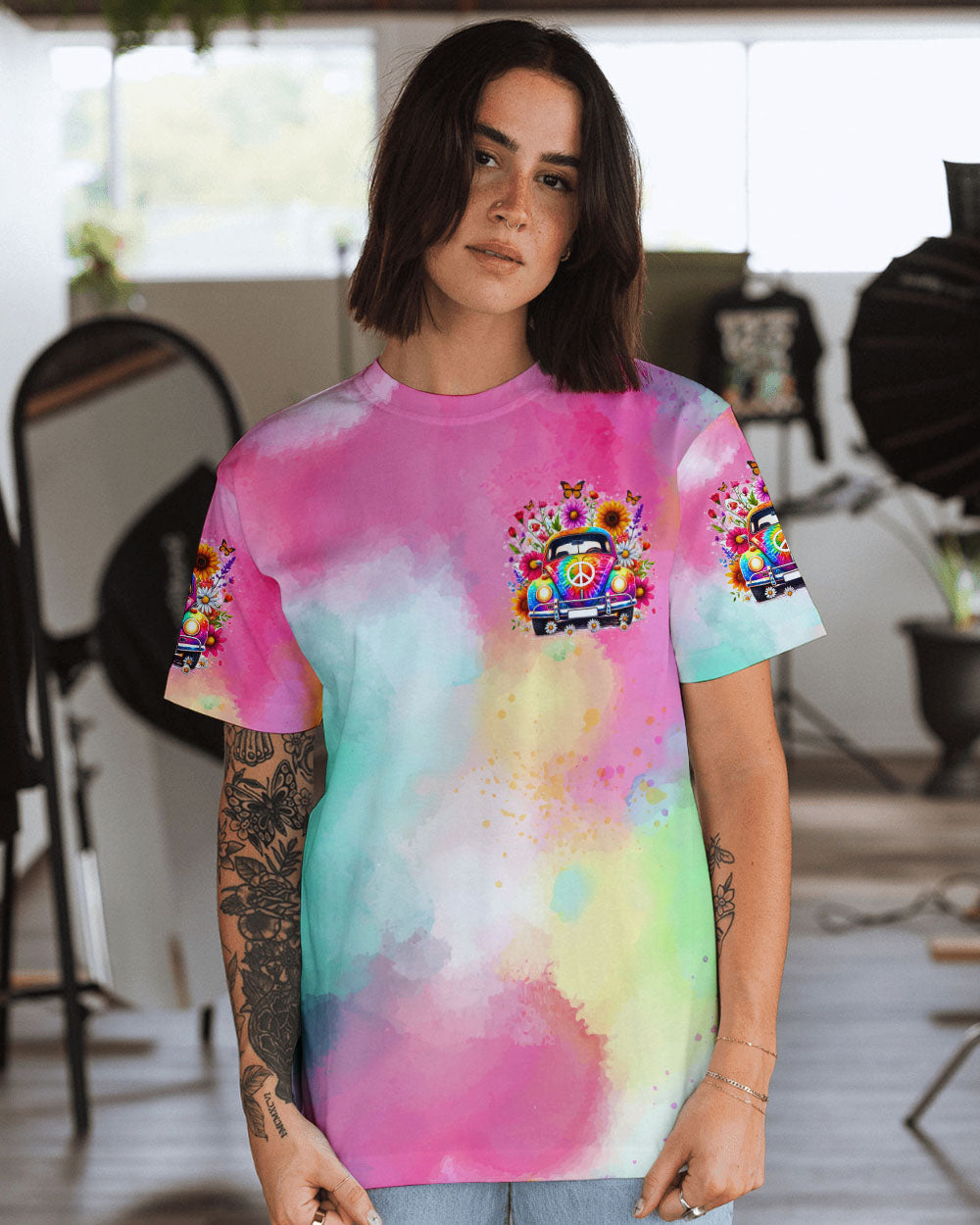 RUNNING AGAINST THE WIND TIE DYE ALL OVER PRINT - TYTD1408243