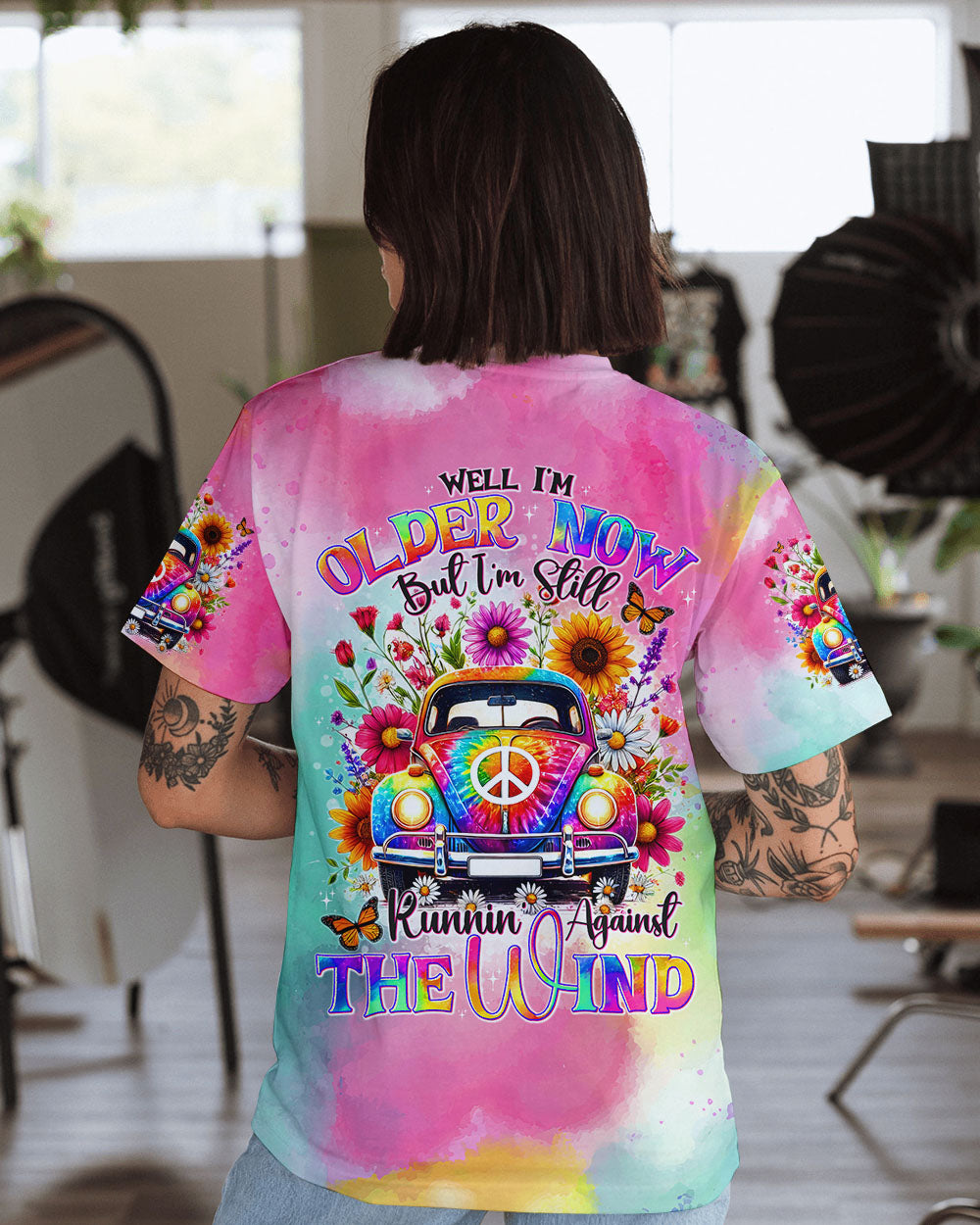 RUNNING AGAINST THE WIND TIE DYE ALL OVER PRINT - TYTD1408243