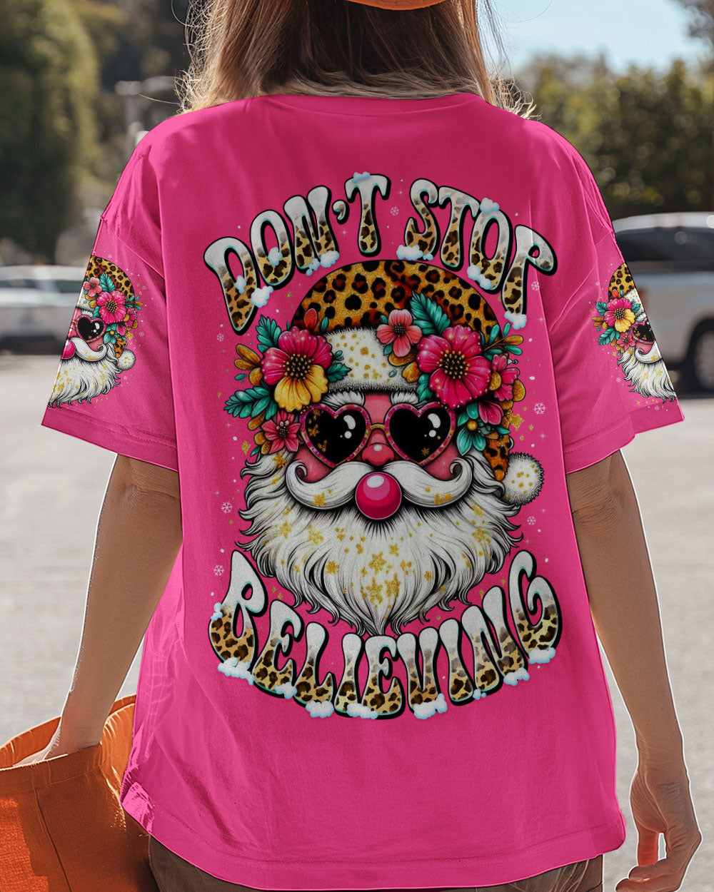 DON'T STOP BELIEVING SANTA CHRISTMAS ALL OVER PRINT - TYTD1411251
