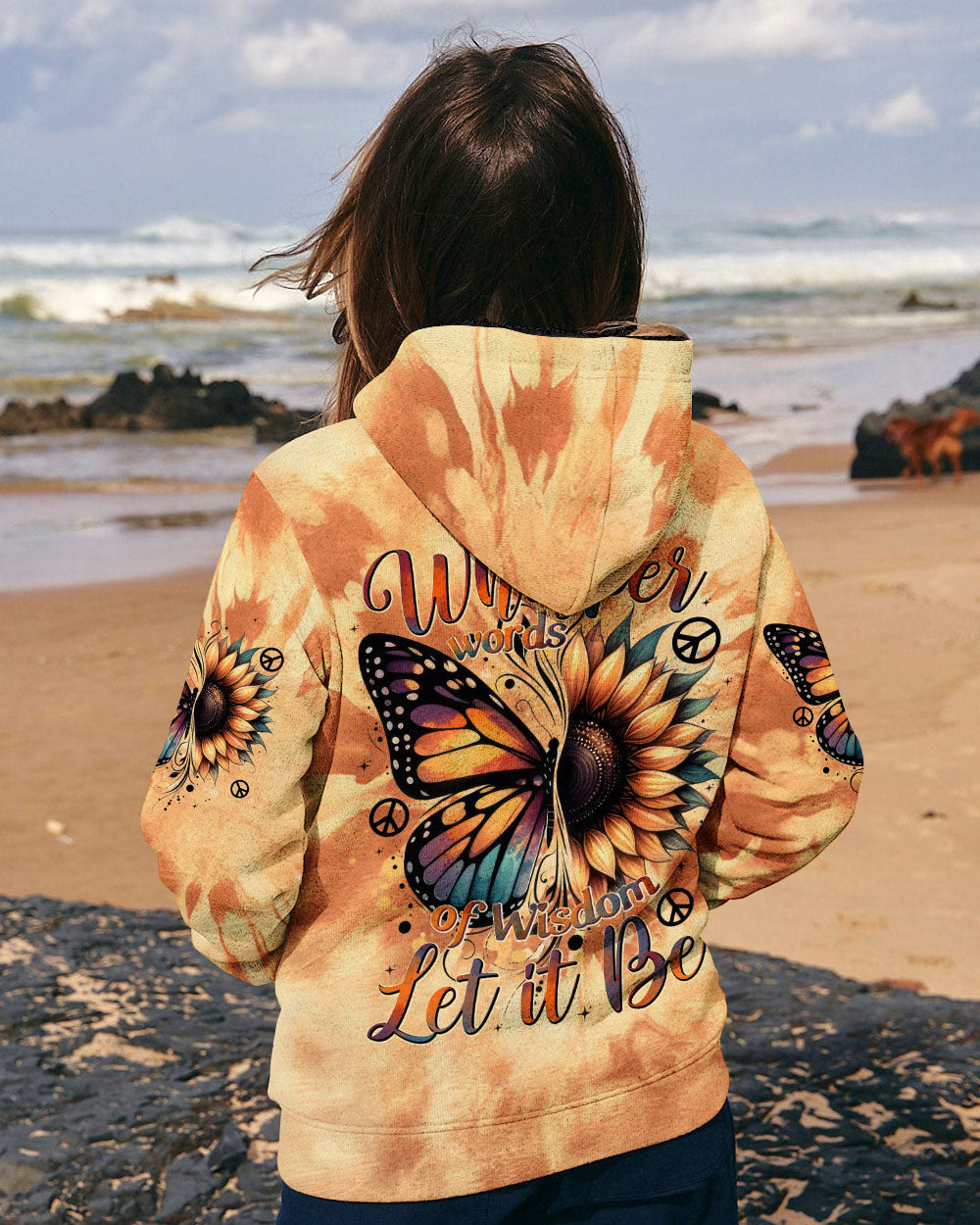 WHISPER WORDS OF WISDOM LET IT BE TIE DYE ALL OVER PRINT - TYTD1501252
