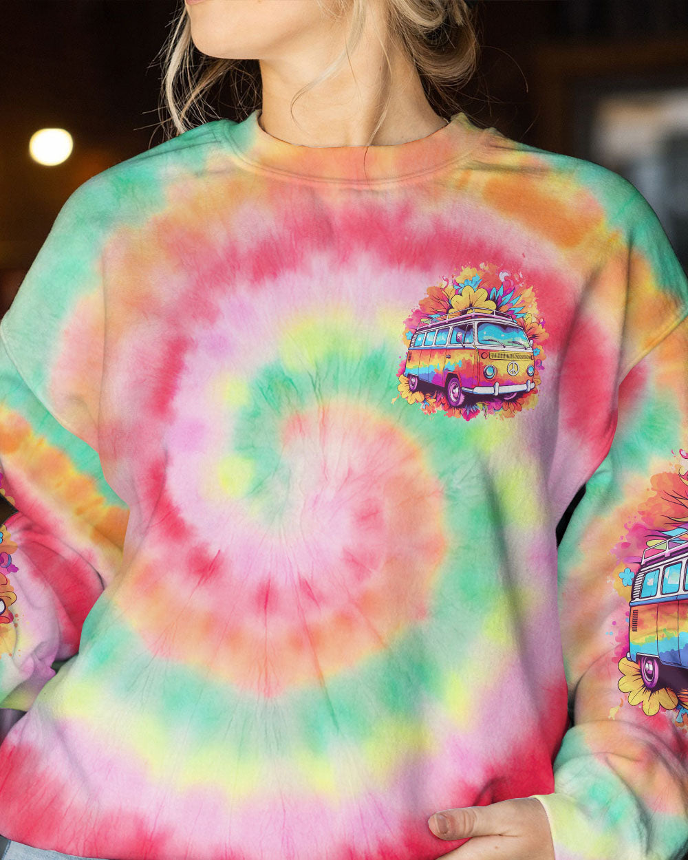 RUNNING AGAINST THE WIND TIE DYE ALL OVER PRINT - TYTD1506233