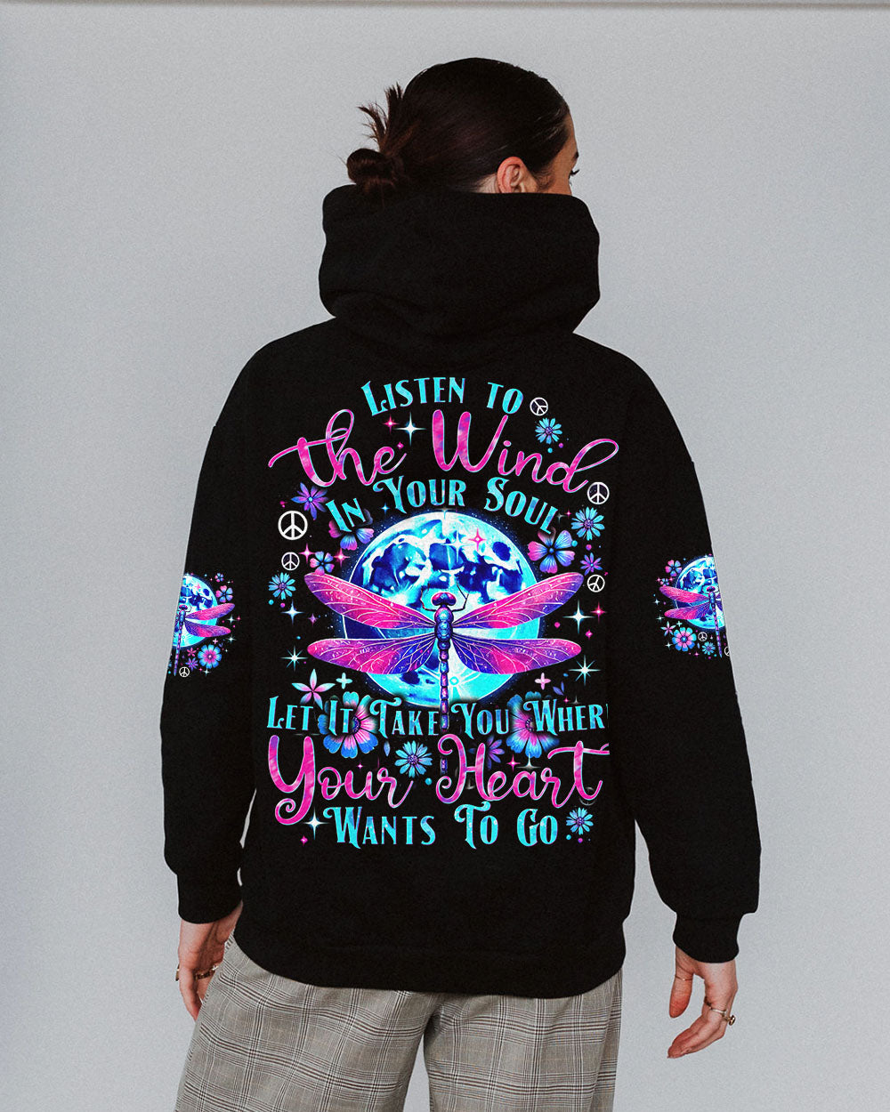 LISTEN TO THE WIND IN YOUR SOUL DRAGONFLY ALL OVER PRINT - TYTD1507242