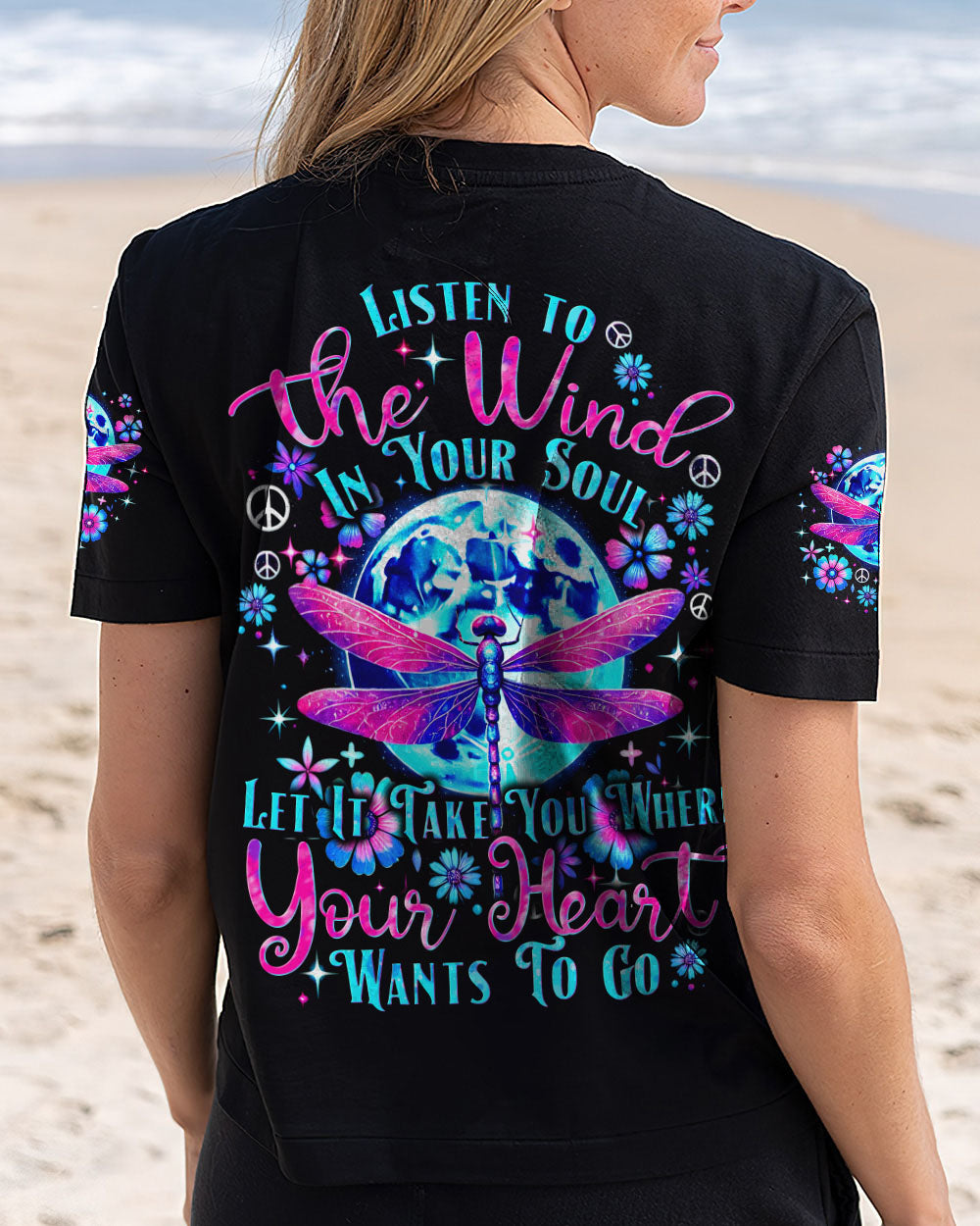 LISTEN TO THE WIND IN YOUR SOUL DRAGONFLY ALL OVER PRINT - TYTD1507242