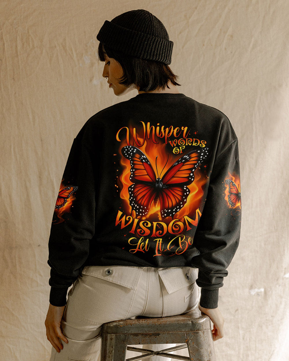 WHISPER WORDS OF WISDOM LET IT BE BUTTERFLY ALL OVER PRINT - TYTD1510244
