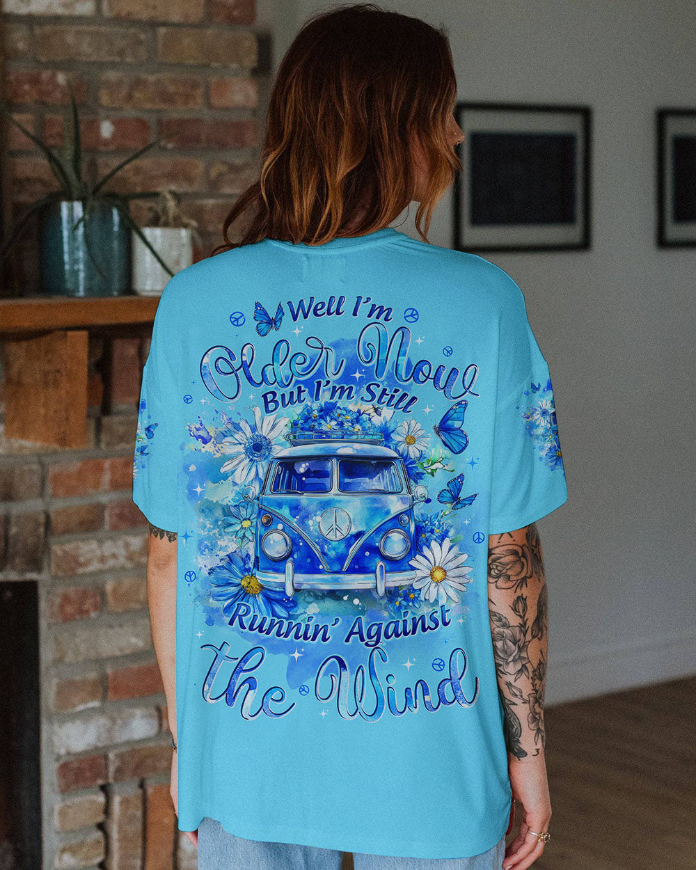 RUNNING AGAINST THE WIND ALL OVER PRINT - TYTD1511242