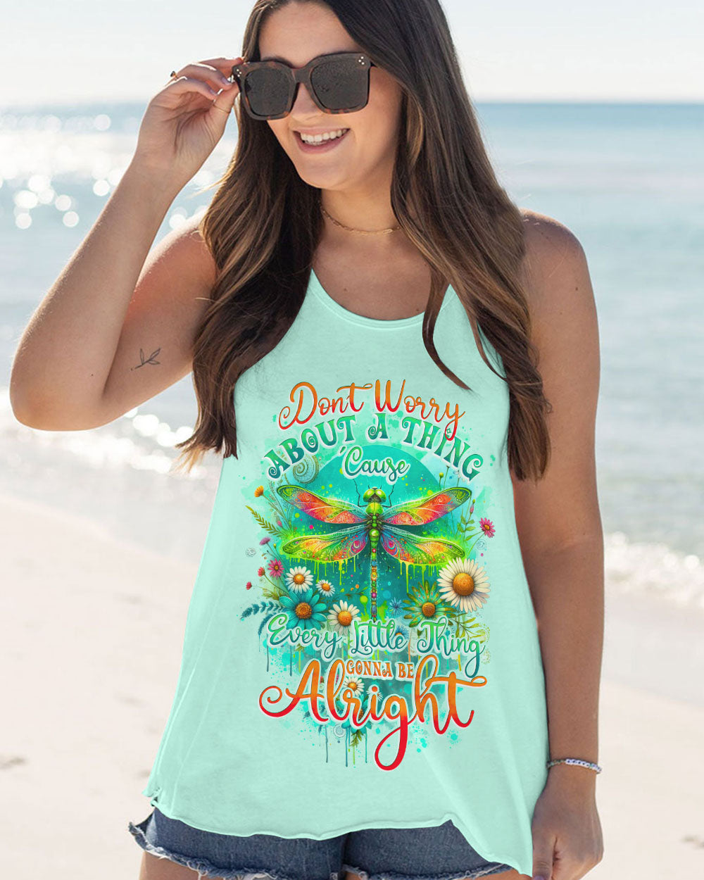LITTLE THING GONNA BE ALRIGHT DRAGONFLY ALL OVER PRINT - TYTD1512234