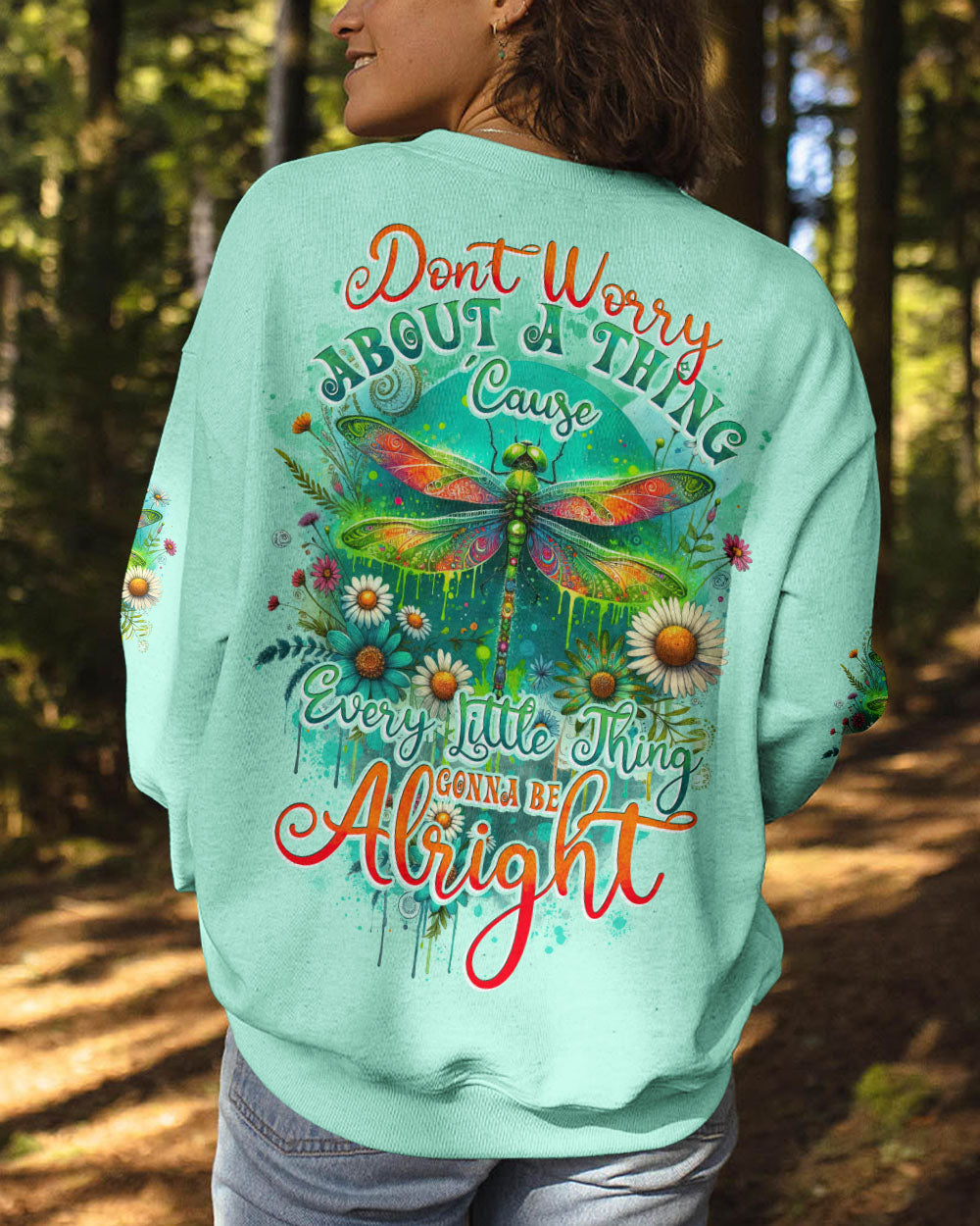 LITTLE THING GONNA BE ALRIGHT DRAGONFLY ALL OVER PRINT - TYTD1512234