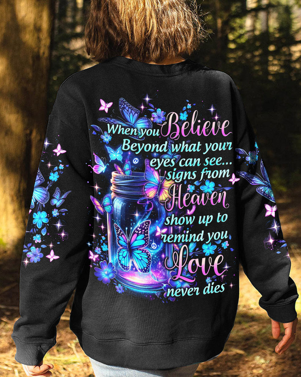 WHEN YOU BELIEVE BUTTERFLY ALL OVER PRINT - TYTD1602242