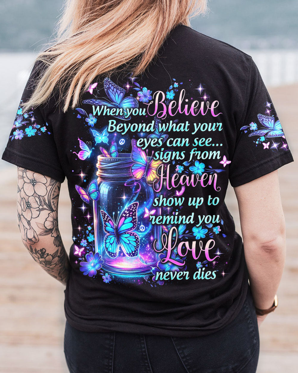 WHEN YOU BELIEVE BUTTERFLY ALL OVER PRINT - TYTD1602242