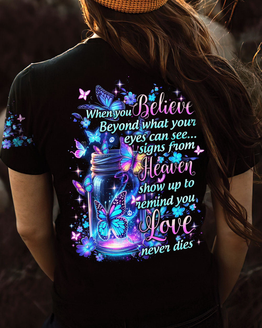 WHEN YOU BELIEVE BUTTERFLY ALL OVER PRINT - TYTD1602242