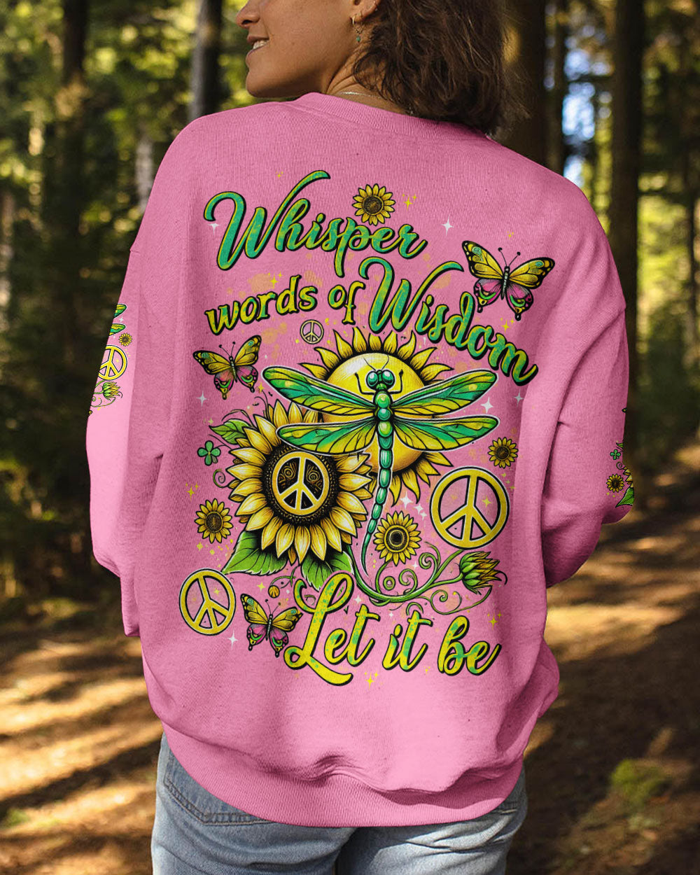 WHISPER WORDS OF WISDOM LET IT BE DRAGONFLY ALL OVER PRINT - TYTD1607243