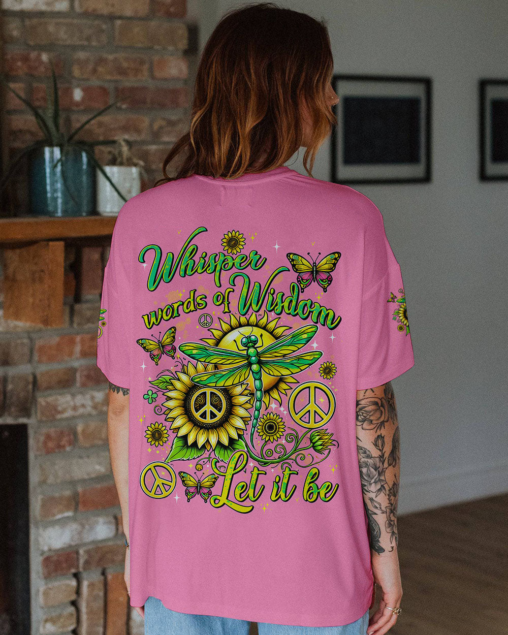 WHISPER WORDS OF WISDOM LET IT BE DRAGONFLY ALL OVER PRINT - TYTD1607243