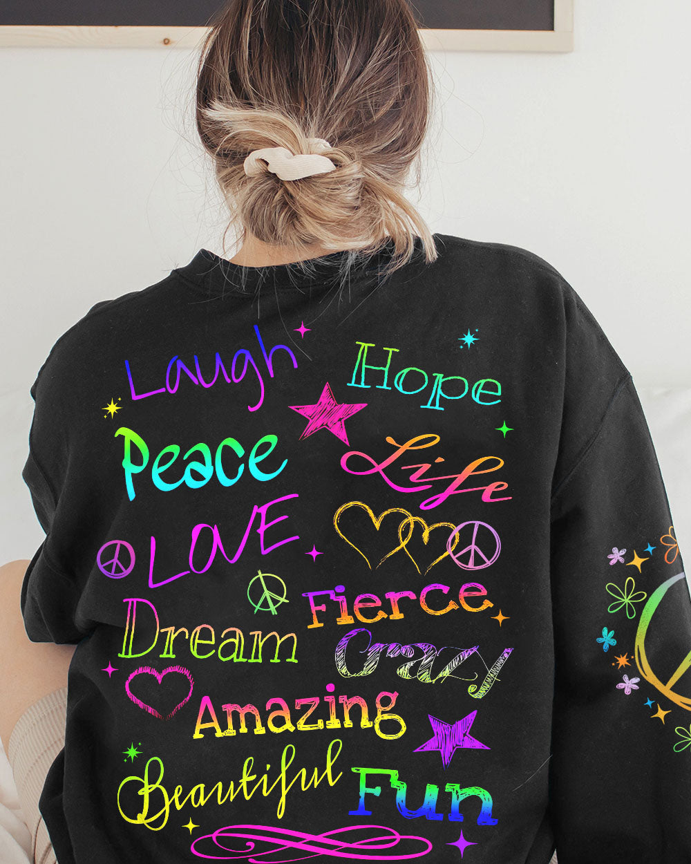 LAUGH HOPE PEACE ALL OVER PRINT - TYTD1608239