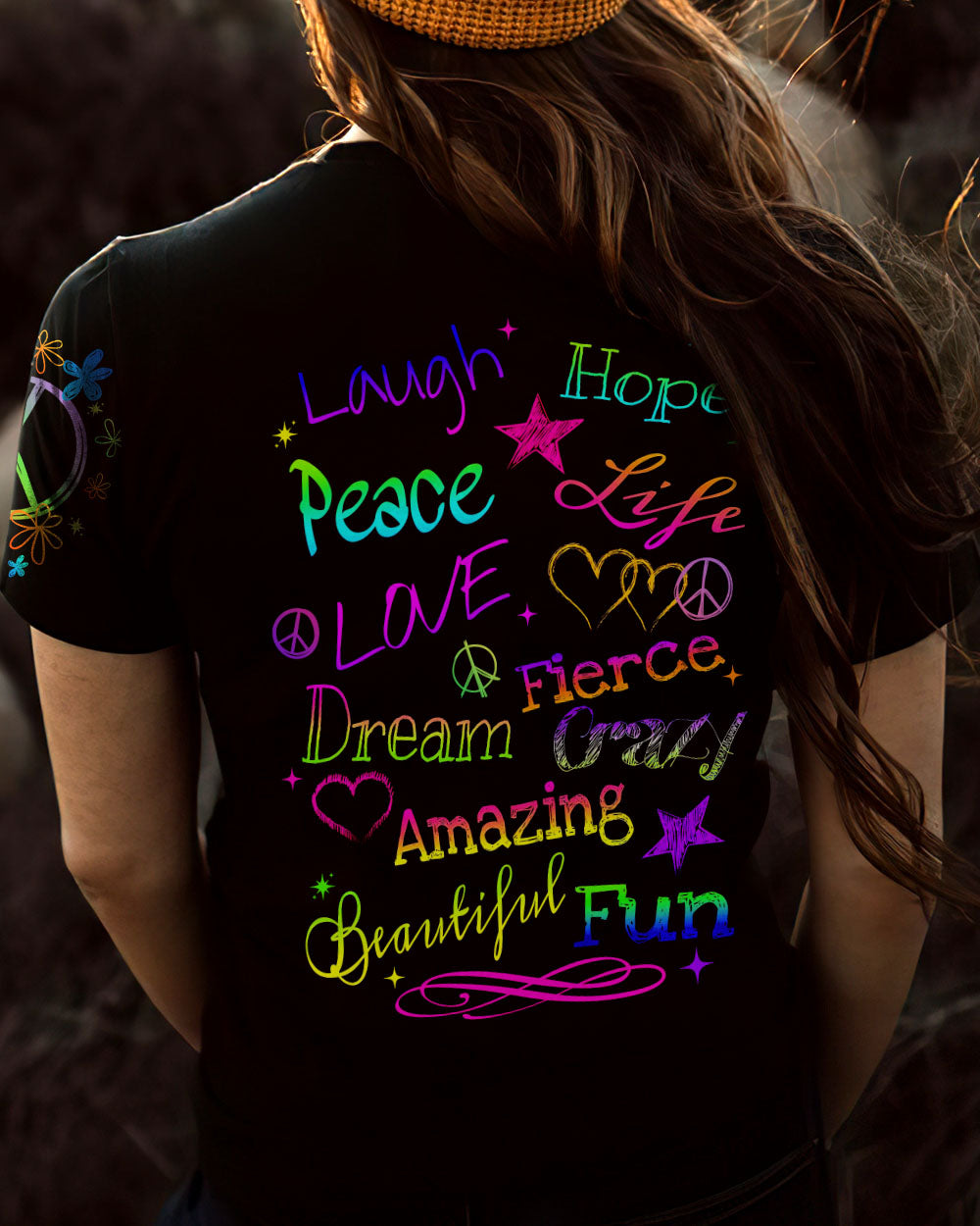 LAUGH HOPE PEACE ALL OVER PRINT - TYTD1608239
