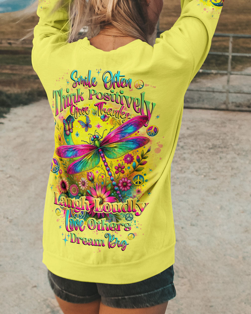 INSPIRATIONAL DRAGONFLY ALL OVER PRINT - TYTD1612232