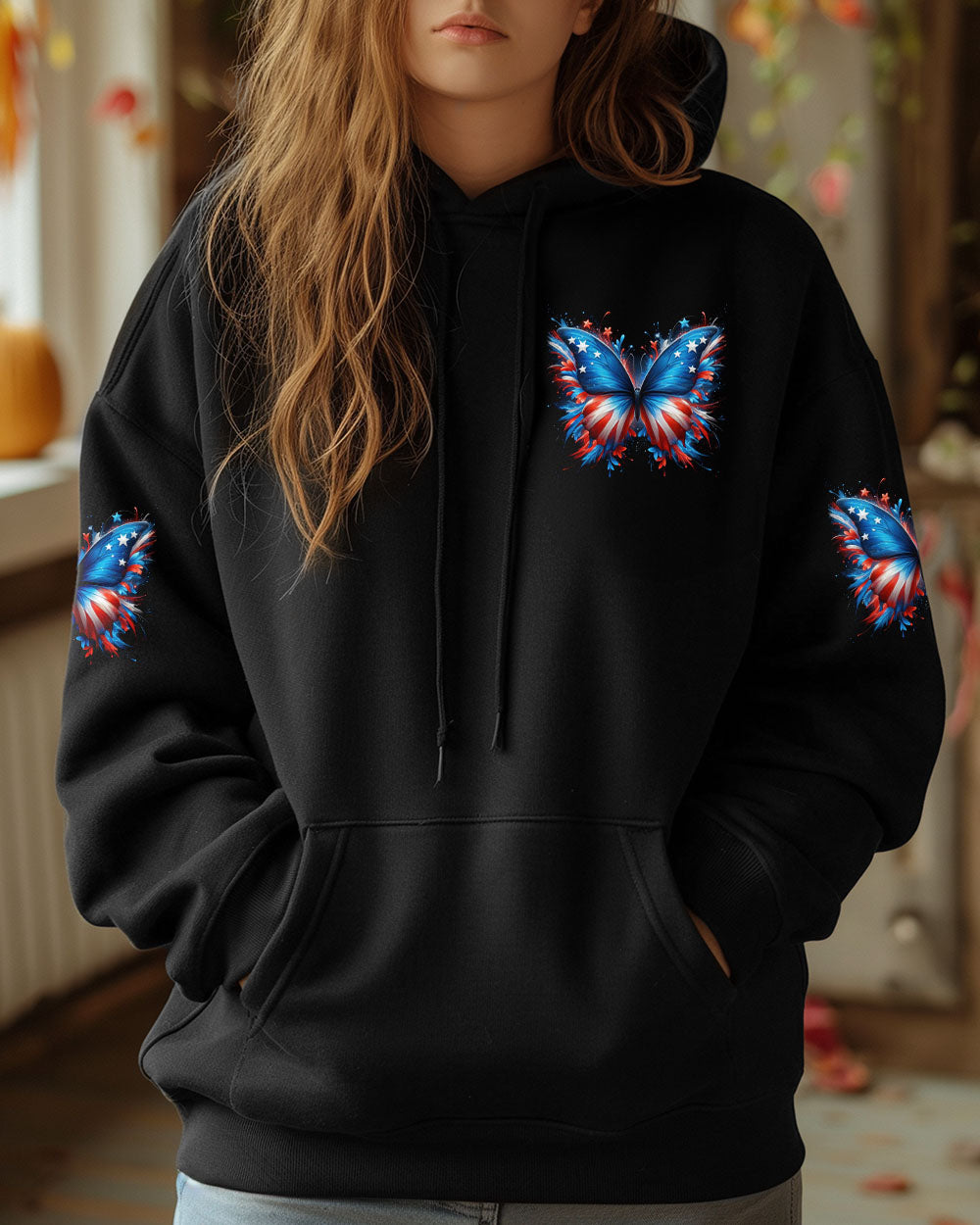 WHISPER WORDS OF WISDOM LET IT BE BUTTERFLY ALL OVER PRINT - TYTD1705252