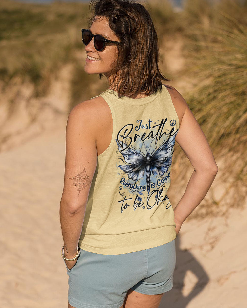 JUST BREATHE BUTTERFLY ALL OVER PRINT - TYTD1711253