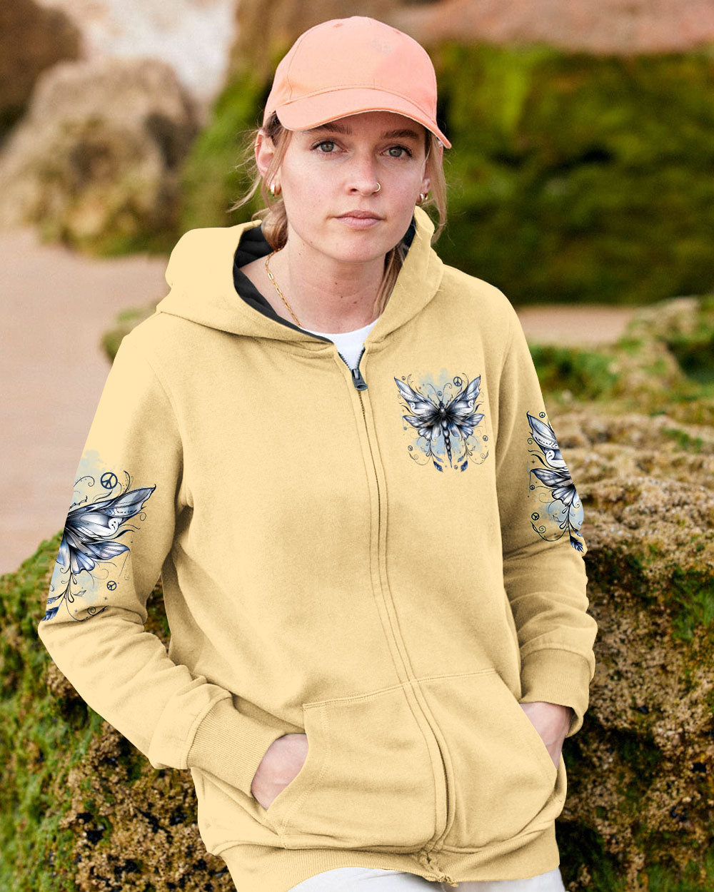 JUST BREATHE BUTTERFLY ALL OVER PRINT - TYTD1711253