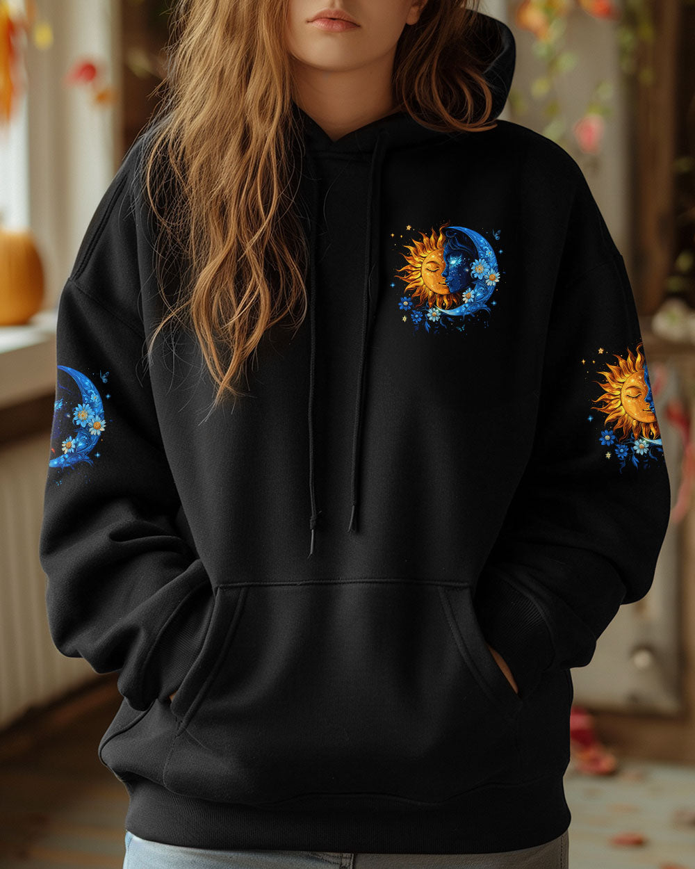 HELLO DARKNESS MY OLD FRIEND SUN AND MOON ALL OVER PRINT - TYTD1712242