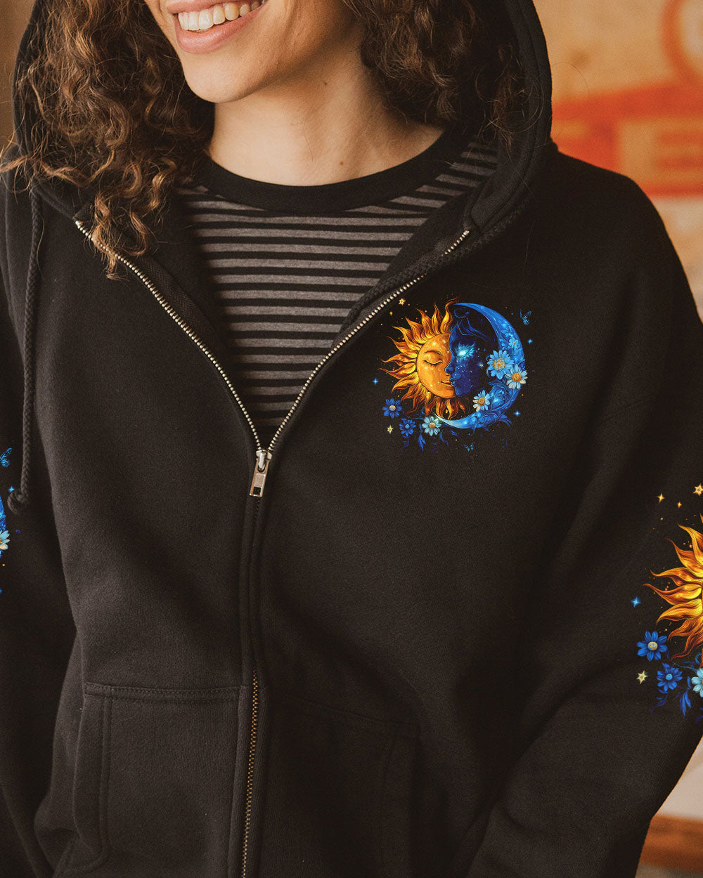 HELLO DARKNESS MY OLD FRIEND SUN AND MOON ALL OVER PRINT - TYTD1712242