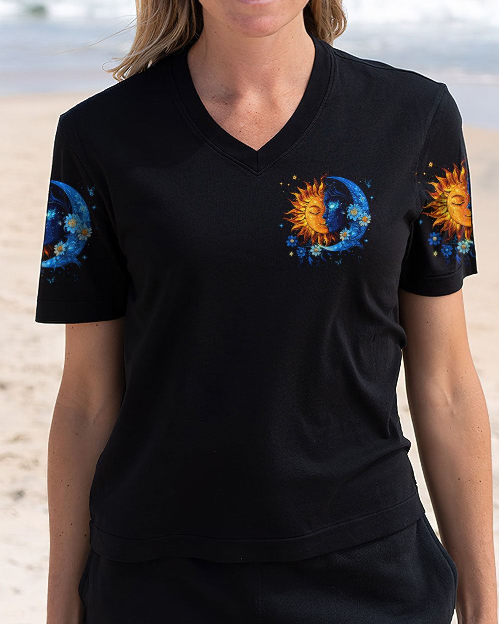 HELLO DARKNESS MY OLD FRIEND SUN AND MOON ALL OVER PRINT - TYTD1712242