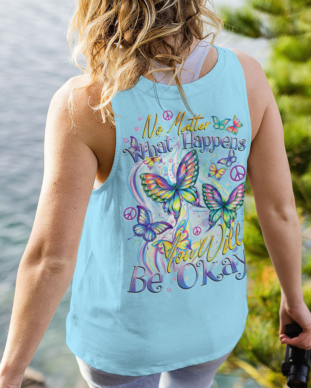 YOU WILL BE OKAY BUTTERFLY ALL OVER PRINT - TYTD1801242