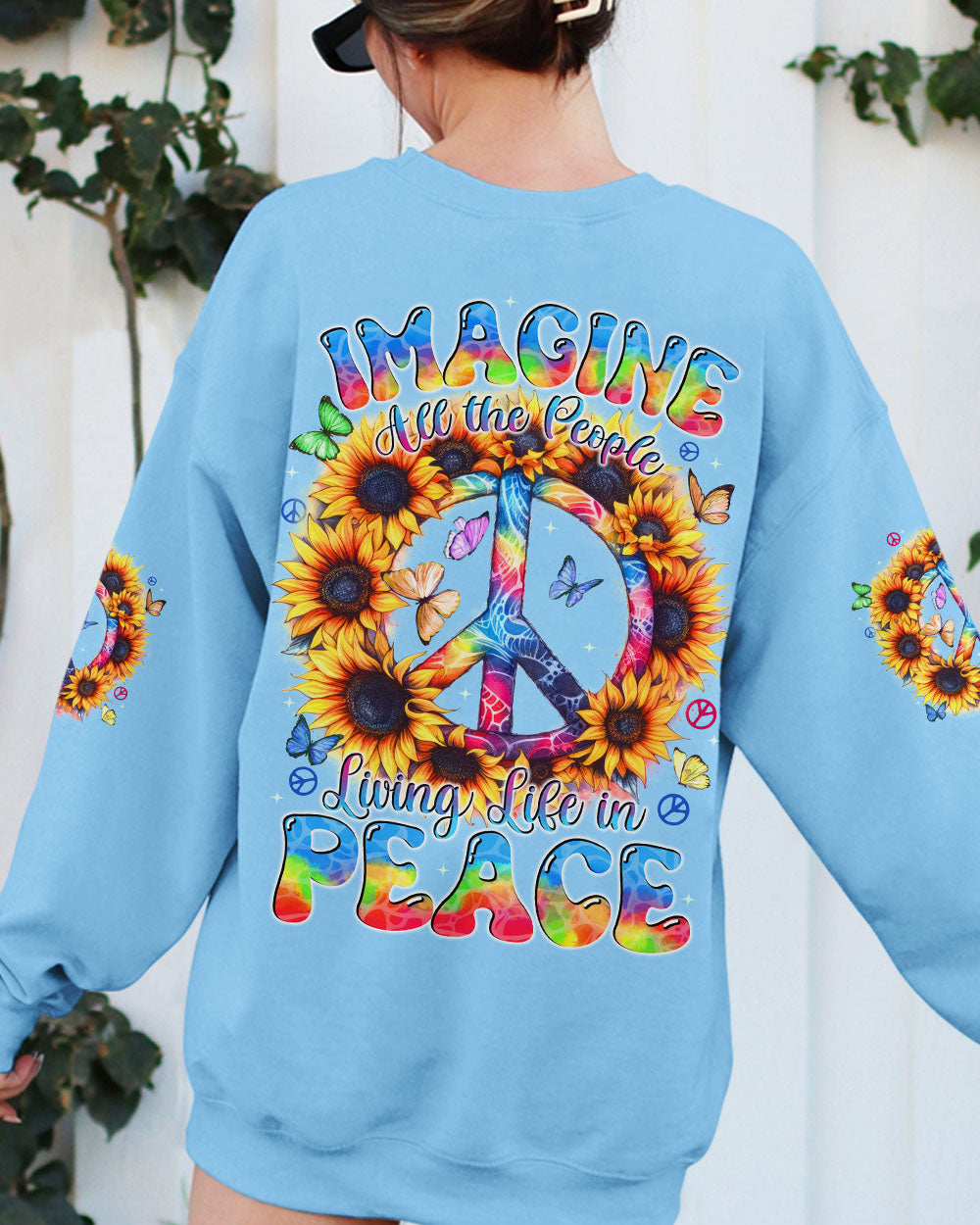 IMAGINE ALL THE PEOPLE LIVING LIFE IN PEACE ALL OVER PRINT - TYTD1806251