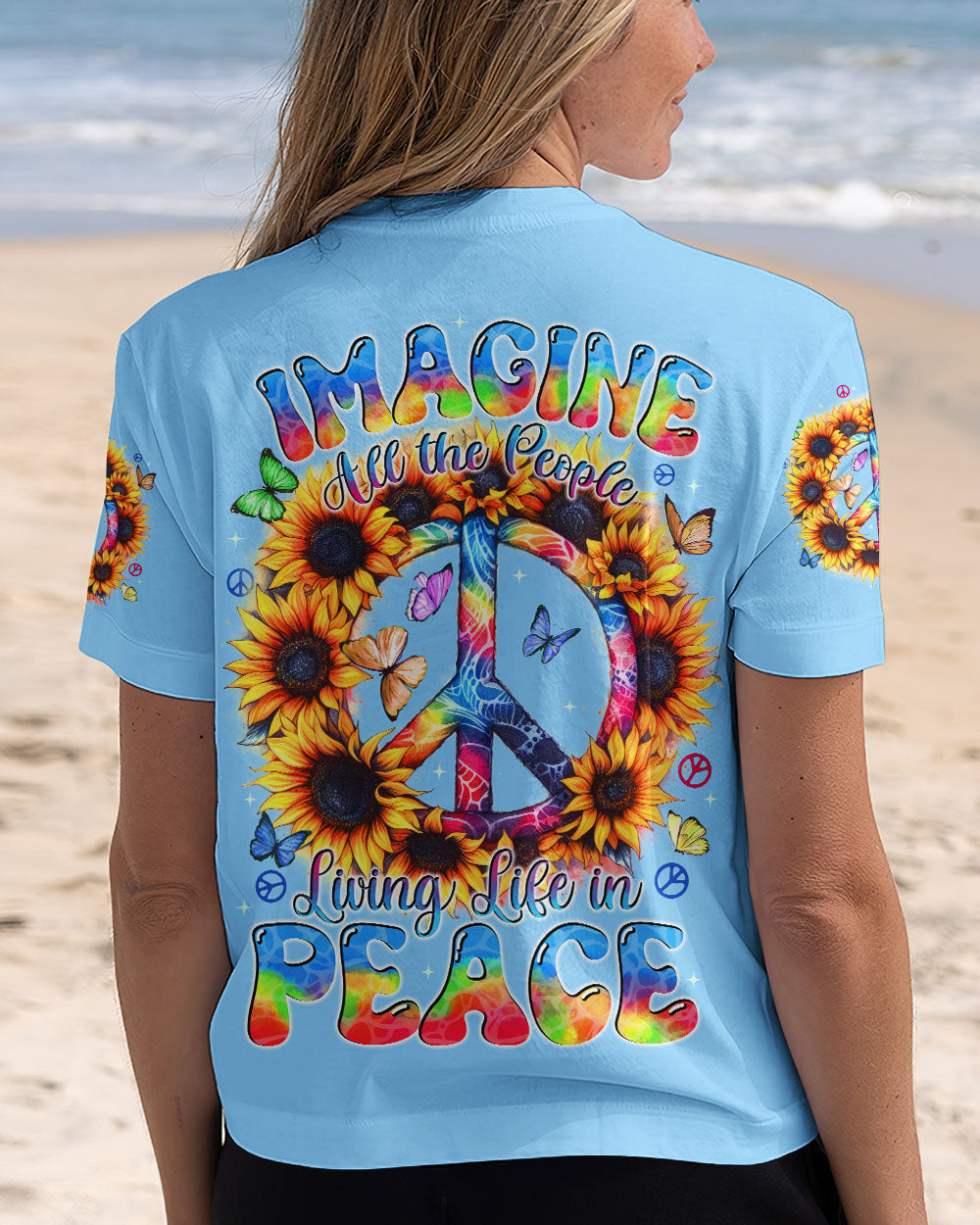 IMAGINE ALL THE PEOPLE LIVING LIFE IN PEACE ALL OVER PRINT - TYTD1806251