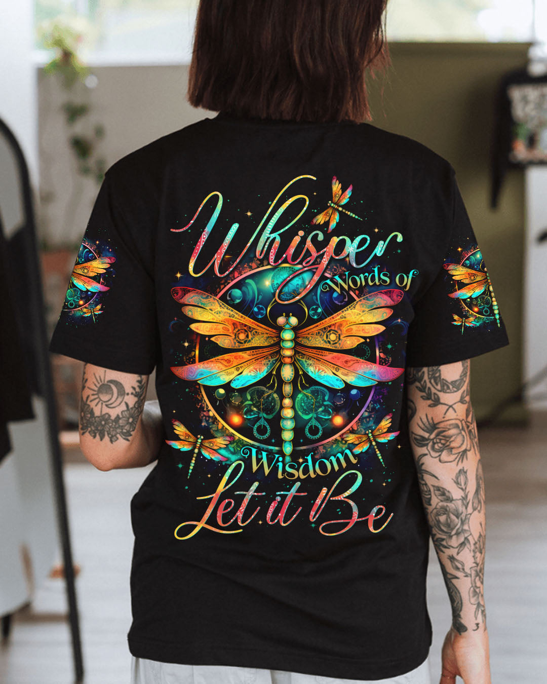 WHISPER WORDS OF WISDOM LET IT BE DRAGONFLY ALL OVER PRINT - TYTD1807251