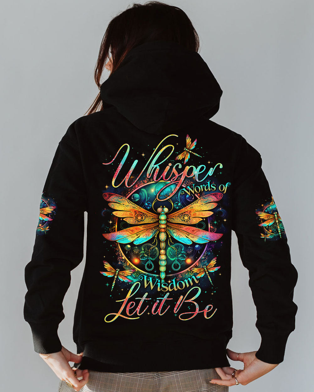 WHISPER WORDS OF WISDOM LET IT BE DRAGONFLY ALL OVER PRINT - TYTD1807251