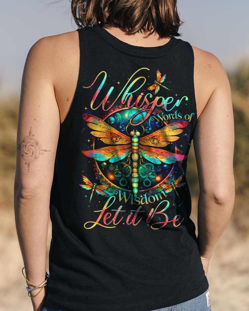 WHISPER WORDS OF WISDOM LET IT BE DRAGONFLY ALL OVER PRINT - TYTD1807251