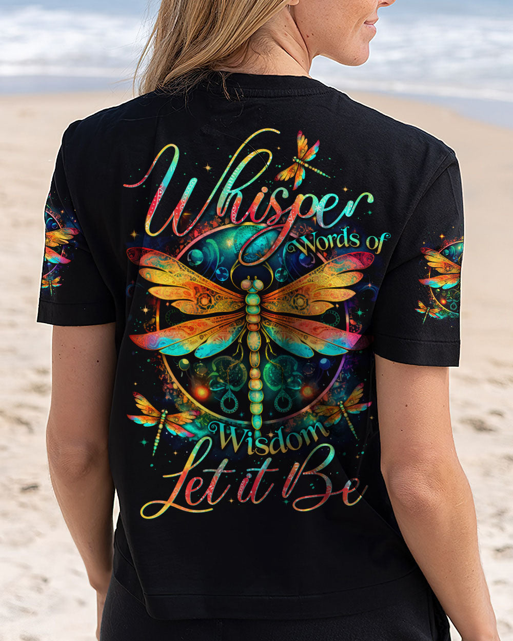 WHISPER WORDS OF WISDOM LET IT BE DRAGONFLY ALL OVER PRINT - TYTD1807251