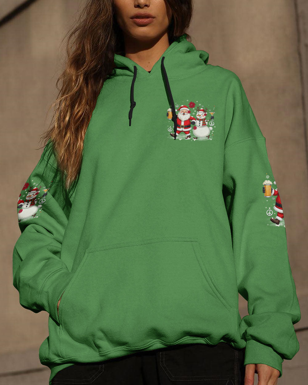 I'M CHRISTMAS SANTA AND SNOWMAN ALL OVER PRINT - TYTD1810243